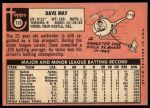 1969 Topps #113 Dave May<br />B69T 17 1569<br /><a class='button AddToCart' data-ajax='true' data-ajax-mode='replace' data-ajax-update='#cart-info' href='/AddToCart?itemId=7010002&quantity=1&type=0'>Add To Cart</a>
