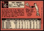 1969 Topps #449 Paul Lindblad<br />B69T 17 1755<br /><a class='button AddToCart' data-ajax='true' data-ajax-mode='replace' data-ajax-update='#cart-info' href='/AddToCart?itemId=7010189&quantity=1&type=0'>Add To Cart</a>