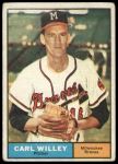 1961 Topps #105 Carl Willey<br />B61T 15 0113<br /><a class='button AddToCart' data-ajax='true' data-ajax-mode='replace' data-ajax-update='#cart-info' href='/AddToCart?itemId=7012954&quantity=1&type=0'>Add To Cart</a>