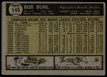 1961 Topps #145 Bob Buhl<br />B61T 15 0119<br /><a class='button AddToCart' data-ajax='true' data-ajax-mode='replace' data-ajax-update='#cart-info' href='/AddToCart?itemId=7012960&quantity=1&type=0'>Add To Cart</a>