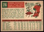 1959 Topps #216 Andre Rodgers<br />B59T 14 8015<br /><a class='button AddToCart' data-ajax='true' data-ajax-mode='replace' data-ajax-update='#cart-info' href='/AddToCart?itemId=7013056&quantity=1&type=0'>Add To Cart</a>