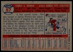 1957 Topps #87 Tom Gorman<br />B57T 09 7310<br /><a class='button AddToCart' data-ajax='true' data-ajax-mode='replace' data-ajax-update='#cart-info' href='/AddToCart?itemId=7013764&quantity=1&type=0'>Add To Cart</a>