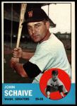 1963 Topps #356 John Schaive<br />B63T 10 8396<br /><a class='button AddToCart' data-ajax='true' data-ajax-mode='replace' data-ajax-update='#cart-info' href='/AddToCart?itemId=7014366&quantity=1&type=0'>Add To Cart</a>
