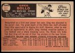 1966 Topps #301 Greg Bollo<br />B66T 14 2567<br /><a class='button AddToCart' data-ajax='true' data-ajax-mode='replace' data-ajax-update='#cart-info' href='/AddToCart?itemId=7016675&quantity=1&type=0'>Add To Cart</a>