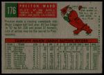1959 Topps #176 Preston Ward<br />B59T 14 8333<br /><a class='button AddToCart' data-ajax='true' data-ajax-mode='replace' data-ajax-update='#cart-info' href='/AddToCart?itemId=7016876&quantity=1&type=0'>Add To Cart</a>