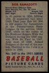 1951 Bowman #247 Bob Ramazzotti<br />B51B 01 5456<br /><a class='button AddToCart' data-ajax='true' data-ajax-mode='replace' data-ajax-update='#cart-info' href='/AddToCart?itemId=7017855&quantity=1&type=0'>Add To Cart</a>