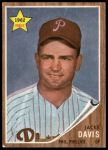 1962 Topps #521 Jacke Davis<br />B62T 12 2432<br /><a class='button AddToCart' data-ajax='true' data-ajax-mode='replace' data-ajax-update='#cart-info' href='/AddToCart?itemId=7018482&quantity=1&type=0'>Add To Cart</a>