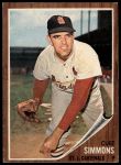 1962 Topps #285 Curt Simmons<br />B62T 12 2502<br /><a class='button AddToCart' data-ajax='true' data-ajax-mode='replace' data-ajax-update='#cart-info' href='/AddToCart?itemId=7018552&quantity=1&type=0'>Add To Cart</a>