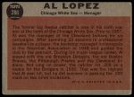 1962 Topps #286 Al Lopez<br />B62T 12 2622<br /><a class='button AddToCart' data-ajax='true' data-ajax-mode='replace' data-ajax-update='#cart-info' href='/AddToCart?itemId=7018673&quantity=1&type=0'>Add To Cart</a>