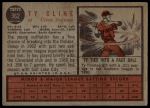 1962 Topps #362 Ty Cline<br />B62T 12 2960<br /><a class='button AddToCart' data-ajax='true' data-ajax-mode='replace' data-ajax-update='#cart-info' href='/AddToCart?itemId=7019015&quantity=1&type=0'>Add To Cart</a>