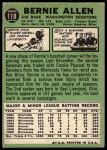1967 Topps #118 Bernie Allen<br />B67T 14 3242<br /><a class='button AddToCart' data-ajax='true' data-ajax-mode='replace' data-ajax-update='#cart-info' href='/AddToCart?itemId=7019608&quantity=1&type=0'>Add To Cart</a>