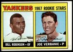 1967 Topps #442  -  Bill Robinson / Joe Verbanic Yankees Rookies<br />B67T 14 3809<br /><a class='button AddToCart' data-ajax='true' data-ajax-mode='replace' data-ajax-update='#cart-info' href='/AddToCart?itemId=7020178&quantity=1&type=0'>Add To Cart</a>