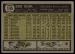 1961 Topps #145 Bob Buhl<br />B61T 15 0346<br /><a class='button AddToCart' data-ajax='true' data-ajax-mode='replace' data-ajax-update='#cart-info' href='/AddToCart?itemId=7020992&quantity=1&type=0'>Add To Cart</a>