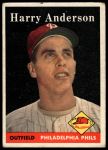 1958 Topps #171 Harry Anderson<br />B58T 10 6646<br /><a class='button AddToCart' data-ajax='true' data-ajax-mode='replace' data-ajax-update='#cart-info' href='/AddToCart?itemId=7021167&quantity=1&type=0'>Add To Cart</a>