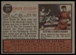 1962 Topps #379 Chuck Essegian<br />B62T 12 3462<br /><a class='button AddToCart' data-ajax='true' data-ajax-mode='replace' data-ajax-update='#cart-info' href='/AddToCart?itemId=7022304&quantity=1&type=0'>Add To Cart</a>