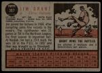 1962 Topps #307 Jim Grant<br />B62T 12 3681<br /><a class='button AddToCart' data-ajax='true' data-ajax-mode='replace' data-ajax-update='#cart-info' href='/AddToCart?itemId=7022704&quantity=1&type=0'>Add To Cart</a>