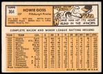 1963 Topps #364 Howie Goss<br />B63T 10 8965<br /><a class='button AddToCart' data-ajax='true' data-ajax-mode='replace' data-ajax-update='#cart-info' href='/AddToCart?itemId=7024190&quantity=1&type=0'>Add To Cart</a>