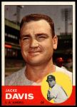 1963 Topps #117 Jacke Davis<br />B63T 10 8994<br /><a class='button AddToCart' data-ajax='true' data-ajax-mode='replace' data-ajax-update='#cart-info' href='/AddToCart?itemId=7024219&quantity=1&type=0'>Add To Cart</a>
