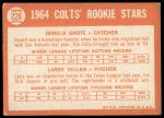 1964 Topps #226  -  Jerry Grote / Larry Yellen Colt 45s Rookies<br />B64T 12 6143<br /><a class='button AddToCart' data-ajax='true' data-ajax-mode='replace' data-ajax-update='#cart-info' href='/AddToCart?itemId=7024759&quantity=1&type=0'>Add To Cart</a>