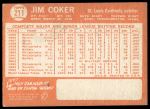1964 Topps #211 Jim Coker<br />B64T 12 6278<br /><a class='button AddToCart' data-ajax='true' data-ajax-mode='replace' data-ajax-update='#cart-info' href='/AddToCart?itemId=7024898&quantity=1&type=0'>Add To Cart</a>