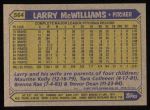 1987 Topps #564 Larry McWilliams<br />B87T-W 564<br /><a class='button AddToCart' data-ajax='true' data-ajax-mode='replace' data-ajax-update='#cart-info' href='/AddToCart?itemId=7025602&quantity=1&type=0'>Add To Cart</a>