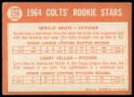 1964 Topps #226  -  Jerry Grote / Larry Yellen Colt 45s Rookies<br />B64T 12 6613<br /><a class='button AddToCart' data-ajax='true' data-ajax-mode='replace' data-ajax-update='#cart-info' href='/AddToCart?itemId=7026029&quantity=1&type=0'>Add To Cart</a>