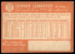 1964 Topps #152 Denver Lemaster<br />B64T 12 6621<br /><a class='button AddToCart' data-ajax='true' data-ajax-mode='replace' data-ajax-update='#cart-info' href='/AddToCart?itemId=7026037&quantity=1&type=0'>Add To Cart</a>