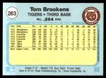1982 Fleer #263 Tom Brookens<br />B82F-BE 263<br /><a class='button AddToCart' data-ajax='true' data-ajax-mode='replace' data-ajax-update='#cart-info' href='/AddToCart?itemId=7026427&quantity=1&type=0'>Add To Cart</a>