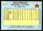 1982 Fleer #513 Jerry Narron<br />B82F-BE 513<br /><a class='button AddToCart' data-ajax='true' data-ajax-mode='replace' data-ajax-update='#cart-info' href='/AddToCart?itemId=7026677&quantity=1&type=0'>Add To Cart</a>