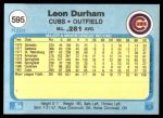 1982 Fleer #595 Leon Durham<br />B82F-BE 595<br /><a class='button AddToCart' data-ajax='true' data-ajax-mode='replace' data-ajax-update='#cart-info' href='/AddToCart?itemId=7026759&quantity=1&type=0'>Add To Cart</a>
