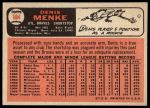 1966 Topps #184 Denis Menke<br />B66T 14 3023<br /><a class='button AddToCart' data-ajax='true' data-ajax-mode='replace' data-ajax-update='#cart-info' href='/AddToCart?itemId=7027990&quantity=1&type=0'>Add To Cart</a>