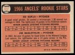 1966 Topps #417  -  Jim McGlothlin / Ed Sukla Angels Rookies<br />B66T 14 3134<br /><a class='button AddToCart' data-ajax='true' data-ajax-mode='replace' data-ajax-update='#cart-info' href='/AddToCart?itemId=7028101&quantity=1&type=0'>Add To Cart</a>