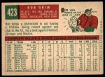 1959 Topps #423 Bob Grim<br />B59T 14 8481<br /><a class='button AddToCart' data-ajax='true' data-ajax-mode='replace' data-ajax-update='#cart-info' href='/AddToCart?itemId=7028948&quantity=1&type=0'>Add To Cart</a>