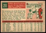 1959 Topps #211 Bob Blaylock<br />B59T 14 8515<br /><a class='button AddToCart' data-ajax='true' data-ajax-mode='replace' data-ajax-update='#cart-info' href='/AddToCart?itemId=7028982&quantity=1&type=0'>Add To Cart</a>