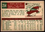 1959 Topps #254 Zeke Bella<br />B59T 14 8552<br /><a class='button AddToCart' data-ajax='true' data-ajax-mode='replace' data-ajax-update='#cart-info' href='/AddToCart?itemId=7029020&quantity=1&type=0'>Add To Cart</a>