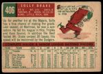 1959 Topps #406 Solly Drake<br />B59T 14 8682<br /><a class='button AddToCart' data-ajax='true' data-ajax-mode='replace' data-ajax-update='#cart-info' href='/AddToCart?itemId=7029151&quantity=1&type=0'>Add To Cart</a>