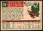 1959 Topps #250 Billy O'Dell<br />B59T 14 8778<br /><a class='button AddToCart' data-ajax='true' data-ajax-mode='replace' data-ajax-update='#cart-info' href='/AddToCart?itemId=7029248&quantity=1&type=0'>Add To Cart</a>