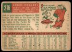 1959 Topps #216 Andre Rodgers<br />B59T 14 8850<br /><a class='button AddToCart' data-ajax='true' data-ajax-mode='replace' data-ajax-update='#cart-info' href='/AddToCart?itemId=7029325&quantity=1&type=0'>Add To Cart</a>