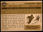 1960 Topps #236 Dick Ricketts<br />B60T 14 0112<br /><a class='button AddToCart' data-ajax='true' data-ajax-mode='replace' data-ajax-update='#cart-info' href='/AddToCart?itemId=7029424&quantity=1&type=0'>Add To Cart</a>