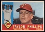 1960 Topps #211 Taylor Phillips<br />B60T 14 0143<br /><a class='button AddToCart' data-ajax='true' data-ajax-mode='replace' data-ajax-update='#cart-info' href='/AddToCart?itemId=7029455&quantity=1&type=0'>Add To Cart</a>