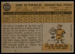 1960 Topps #325 Jim O'Toole<br />B60T 14 0224<br /><a class='button AddToCart' data-ajax='true' data-ajax-mode='replace' data-ajax-update='#cart-info' href='/AddToCart?itemId=7029537&quantity=1&type=0'>Add To Cart</a>