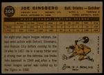 1960 Topps #304 Joe Ginsberg<br />B60T 14 0330<br /><a class='button AddToCart' data-ajax='true' data-ajax-mode='replace' data-ajax-update='#cart-info' href='/AddToCart?itemId=7029644&quantity=1&type=0'>Add To Cart</a>