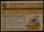 1960 Topps #450 Orlando Cepeda<br />B60T 14 0471<br /><a class='button AddToCart' data-ajax='true' data-ajax-mode='replace' data-ajax-update='#cart-info' href='/AddToCart?itemId=7029785&quantity=1&type=0'>Add To Cart</a>