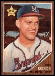 1962 Topps #289 Mike Krsnich<br />B62T 12 4080<br /><a class='button AddToCart' data-ajax='true' data-ajax-mode='replace' data-ajax-update='#cart-info' href='/AddToCart?itemId=7030224&quantity=1&type=0'>Add To Cart</a>