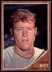 1962 Topps #287 George Witt<br />B62T 12 4481<br /><a class='button AddToCart' data-ajax='true' data-ajax-mode='replace' data-ajax-update='#cart-info' href='/AddToCart?itemId=7030632&quantity=1&type=0'>Add To Cart</a>
