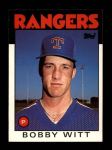 1986 Topps Traded #126 T Bobby Witt<br />B86X-V 126<br /><a class='button AddToCart' data-ajax='true' data-ajax-mode='replace' data-ajax-update='#cart-info' href='/AddToCart?itemId=7030966&quantity=1&type=0'>Add To Cart</a>