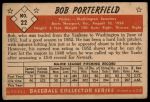 1953 Bowman #22 Bob Porterfield<br />B53C 01 8171<br /><a class='button AddToCart' data-ajax='true' data-ajax-mode='replace' data-ajax-update='#cart-info' href='/AddToCart?itemId=7031139&quantity=1&type=0'>Add To Cart</a>