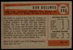 1954 Bowman #115 Don Bollweg<br />B54B 02 5780<br /><a class='button AddToCart' data-ajax='true' data-ajax-mode='replace' data-ajax-update='#cart-info' href='/AddToCart?itemId=7031250&quantity=1&type=0'>Add To Cart</a>