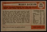 1954 Bowman #111 Murry Dickson<br />B54B 02 5861<br /><a class='button AddToCart' data-ajax='true' data-ajax-mode='replace' data-ajax-update='#cart-info' href='/AddToCart?itemId=7031331&quantity=1&type=0'>Add To Cart</a>