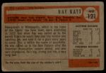 1954 Bowman #121 Ray Katt<br />B54B 02 5953<br /><a class='button AddToCart' data-ajax='true' data-ajax-mode='replace' data-ajax-update='#cart-info' href='/AddToCart?itemId=7031423&quantity=1&type=0'>Add To Cart</a>